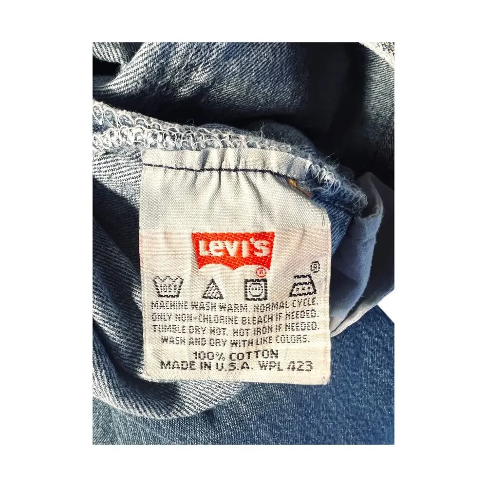 Vintage 1995 Levi’s 501 Jeans USA Made Stonewash Dad Wash 31x30